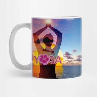 Flower Colorful Yoga Mug